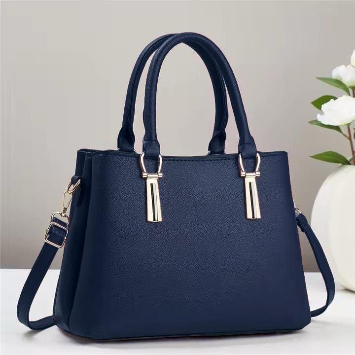 High Quality Cynthetic Leather Handbag With 3 Portion