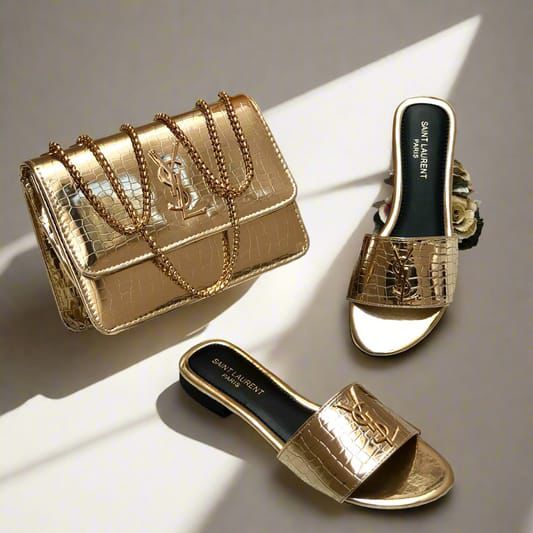 COMBO DEAL FOR BAG AND SLIPPERS