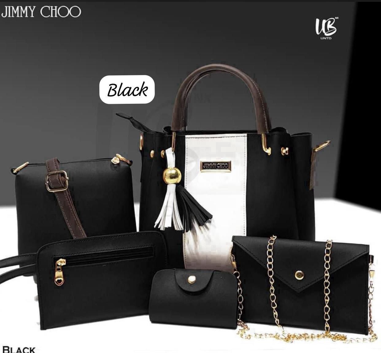 Jimmy Choo Cynthetic Leather 5 Piece Set
