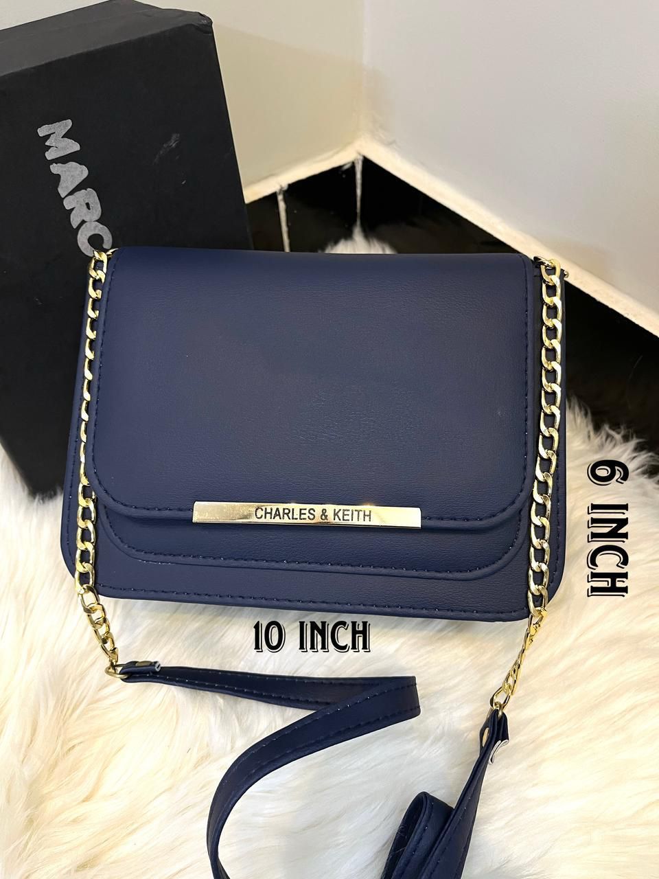 High Quality Muliple Pockets Cross Body Bag With Half Chain Half Belt