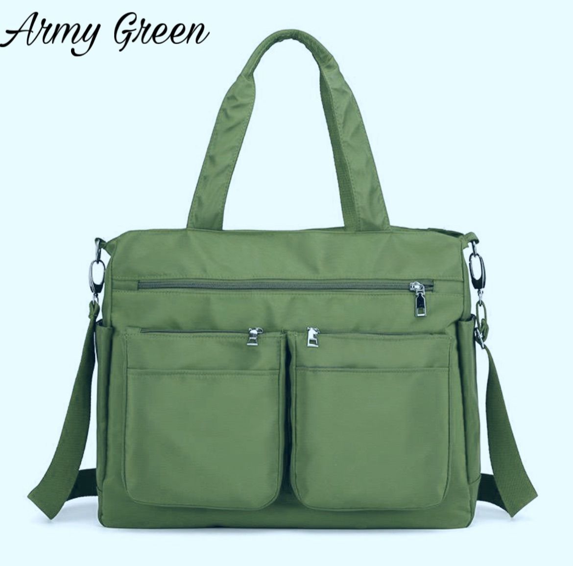 New Ladies Fashionable waterproof Nylon Casual Shoulder Large Mummy Bag