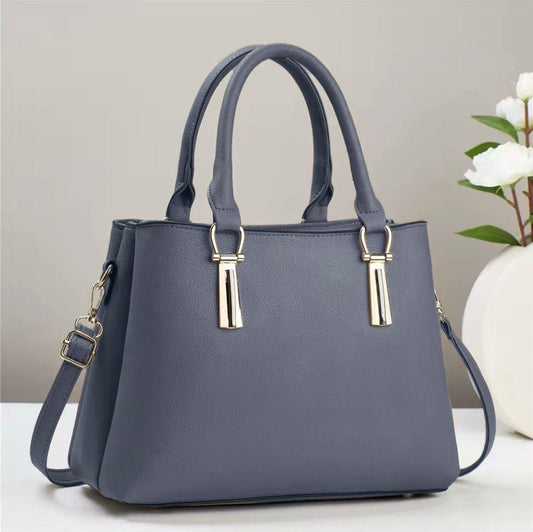 High Quality Cynthetic Leather Handbag With 3 Portion